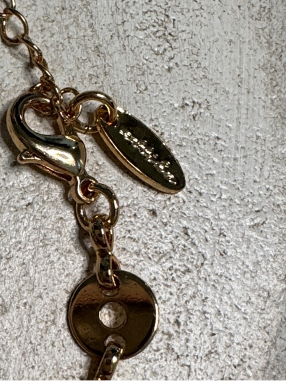 ettika Gold Disc Charm Anklet - Picture 4 of 4